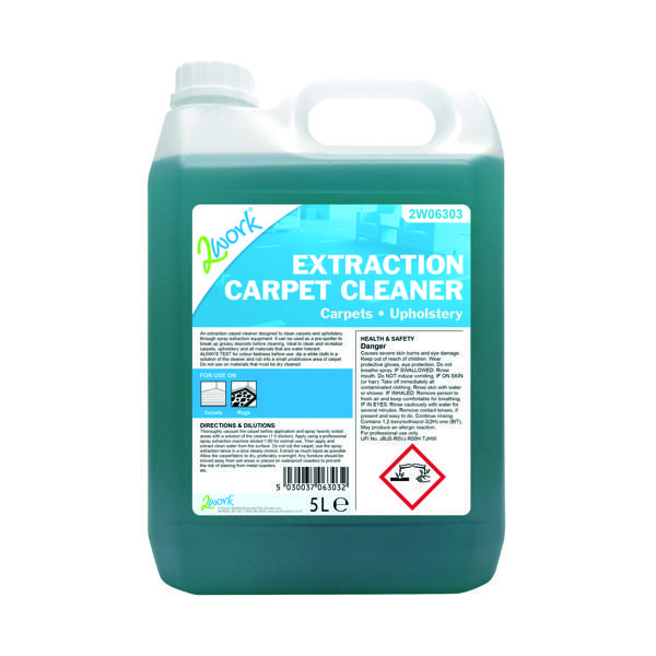2WORK EXTRACT CARPET CLEANER 5L