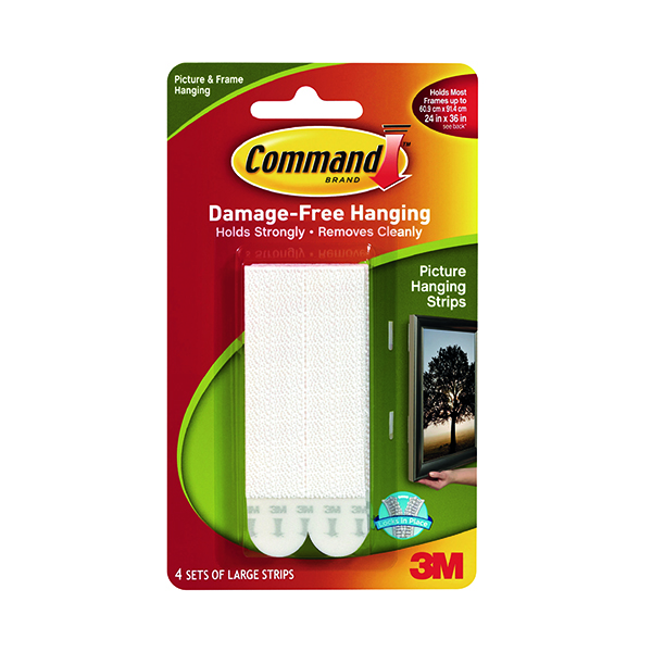 COMMAND HANG STRIP LGE CLIPSTRP PK12