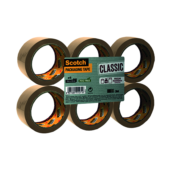 SCOTCH PACKTAPE POLYPROP 50MMX66M