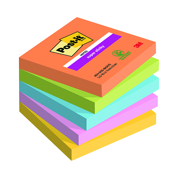 POST-IT BOOST 76X76MM 90 SHEET PK5