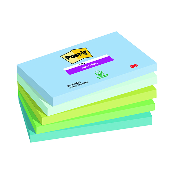 POST-IT OASIS 76X127MM X90 SHEET PK5