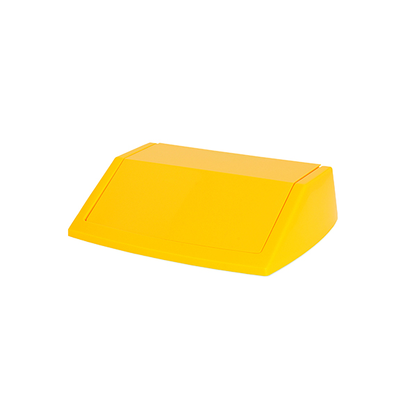 ADDIS 60L FLIPTOP BIN LID YELLOW