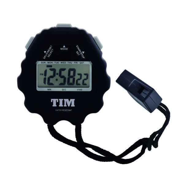 ACCTIM OLYMPUS STOPWATCH/WHISTLE BLK