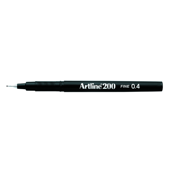 ARTLINE 200 PENS BLACK PK12