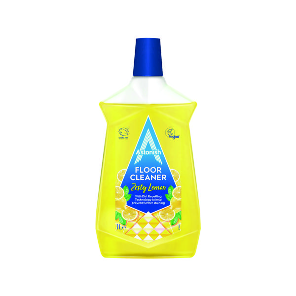 ASTONISH FLOOR CLEANER LEMON 1L PK12