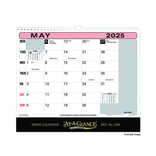 AT-A-GLANCE WALL CALENDAR 2025