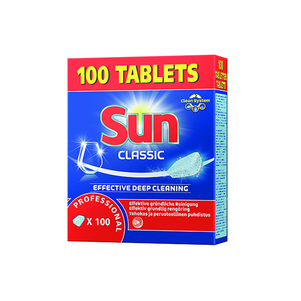 SUN PROF DISH WASHING TABLETS PK100