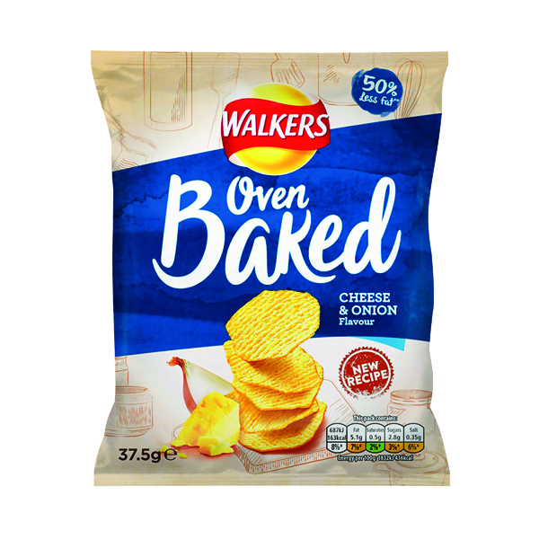 WALKERS BKED CHESE/ONION 37.5G PK32