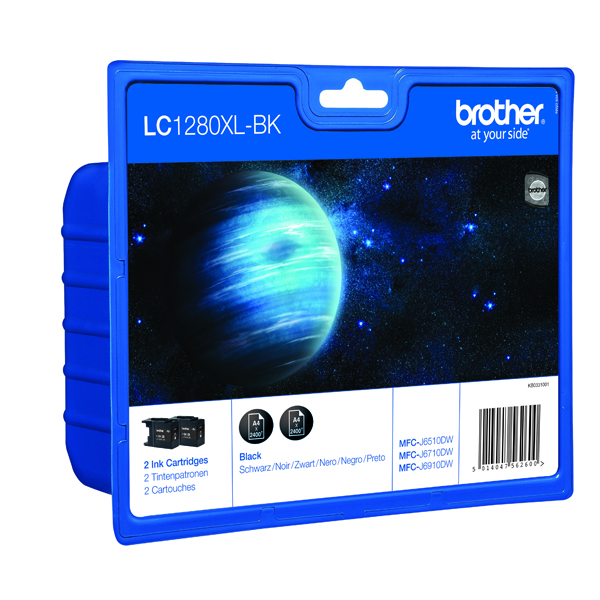 BROTHER LC1280XL INK CRT TPK HY BLK