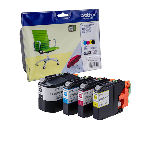 BROTHER LC229XL INK CART HY MPK CMYK