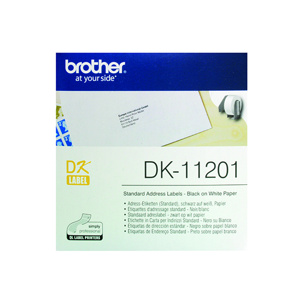 BROTHER ADDRESS LBLS 29X90MM PK400
