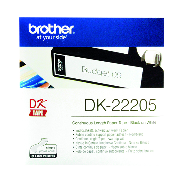 BROTHER CONT PPR TPE 62MM BLK/WHT