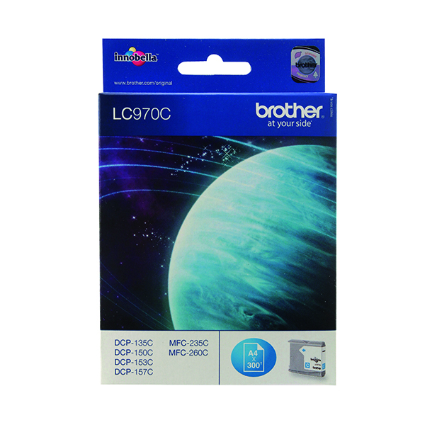 BROTHER LC970C INK CARTRIDGE CYAN