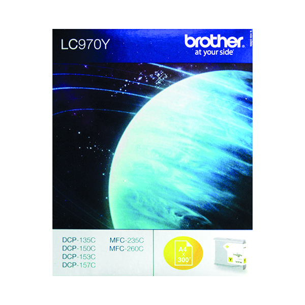 BROTHER LC970Y INK CARTRIDGE YELLOW