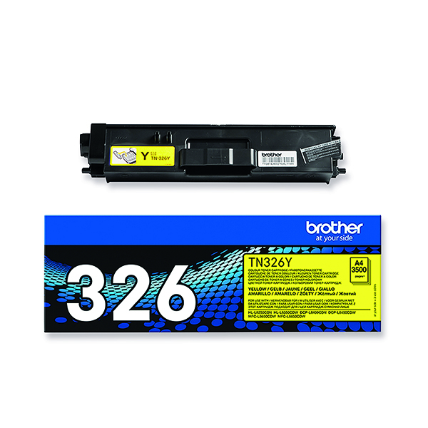 BROTHER TN-326Y TONER CART HY YELLOW