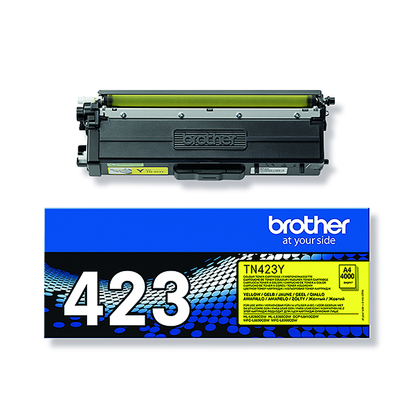 BROTHER TN-423Y TONER CART HY YELLOW