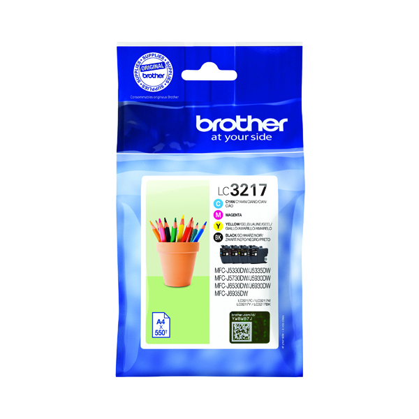 BROTHER LC3217 INK CART MPK CMYK