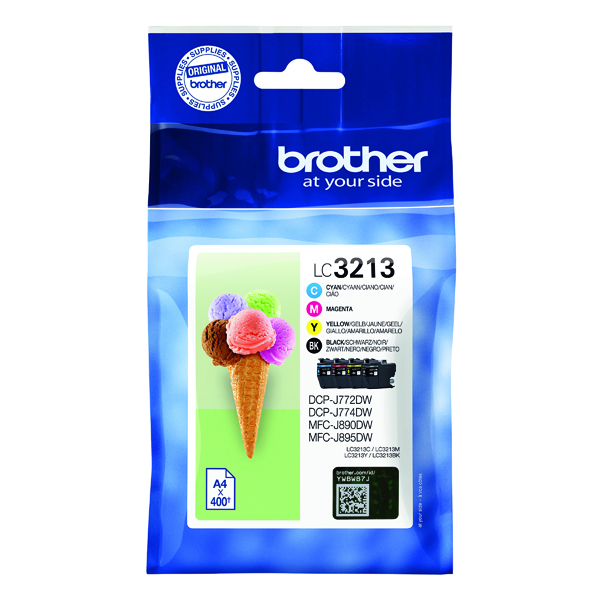 BROTHER LC3213 INK CART MPK CMYK