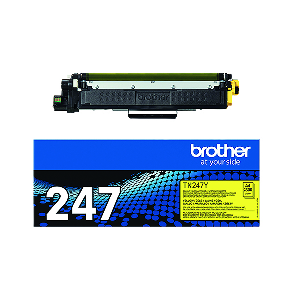 BROTHER TN-247Y TONER CART HY YELLOW