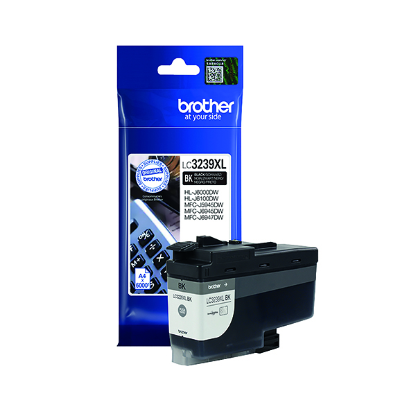 BROTHER LC3239XLBK INK CART HY BLACK