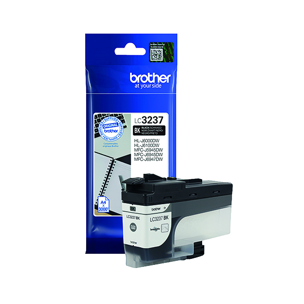 BROTHER LC3237BK INK CART BLACK