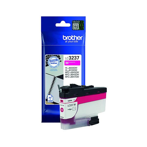 BROTHER LC3237M INK CART MAGENTA