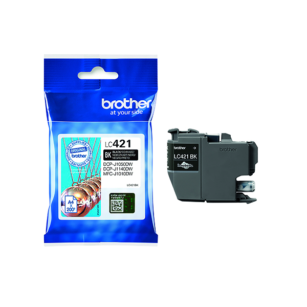 BROTHER LC421BK INK CARTRIDGE BLACK