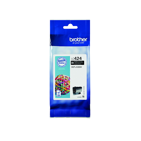 BROTHER LC424BK INK CARTRIDGE BLACK