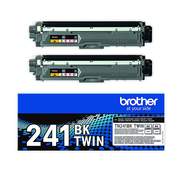 BROTHER TN-241BKTWIN TNR TWNPK BLK