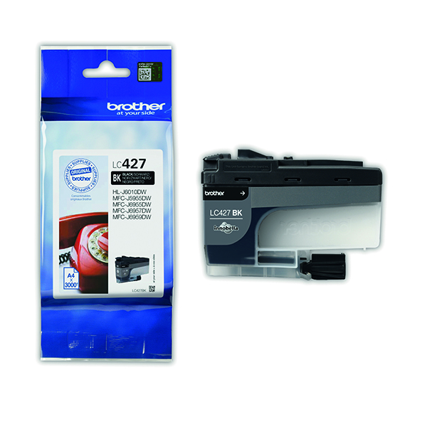 BROTHER LC427BK INK CARTRIDGE BLACK