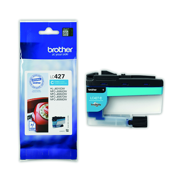 BROTHER LC427C INK CARTRIDGE CYAN