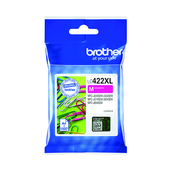 BROTHER LC422XLM INK CART HIGH YIELD