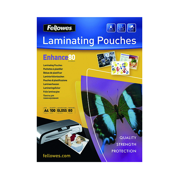 FELLOWES A4 LAM POUCH SAVE PK100
