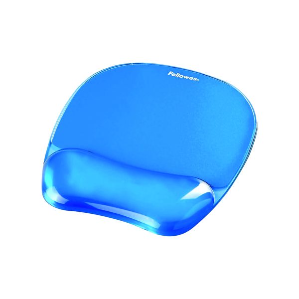 FELLOWES CRYSTAL BLUE GEL MOUSE PAD