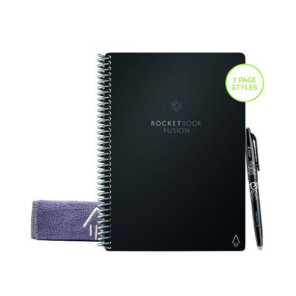 ROCKETBOOK FUSION EXEC SET RP BLACK