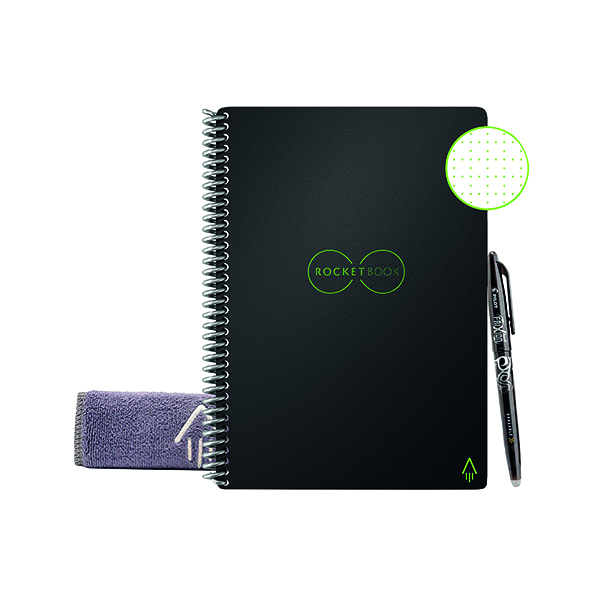 ROCKETBOOK CORE EXEC SET DOT BLACK