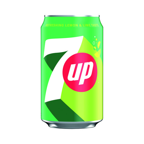 7UP SOFT DRINK 330ML CAN PK24