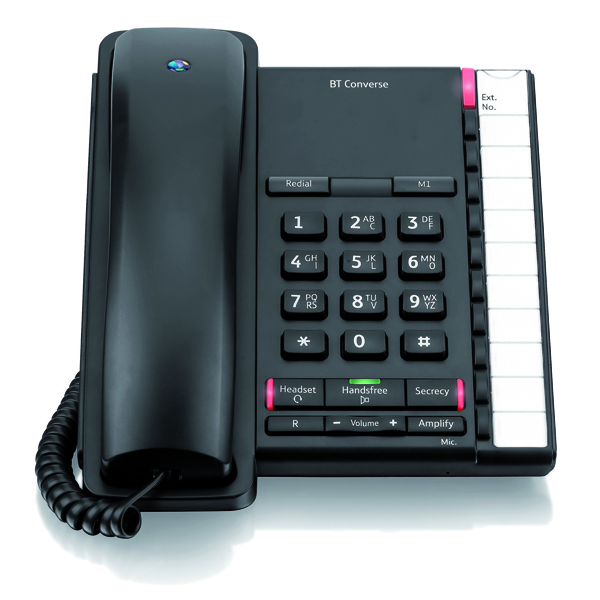BT BLACK CONVERSE 2200 CORDED PHONE