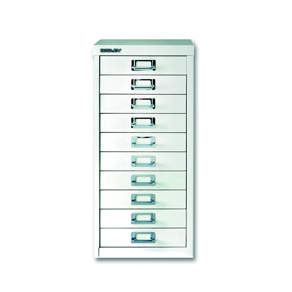 BISLEY 10 MDR CABINET CHALK WHITE