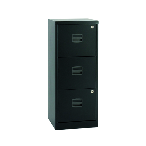 BISLEY 3 DRW HOME FILING BLACK