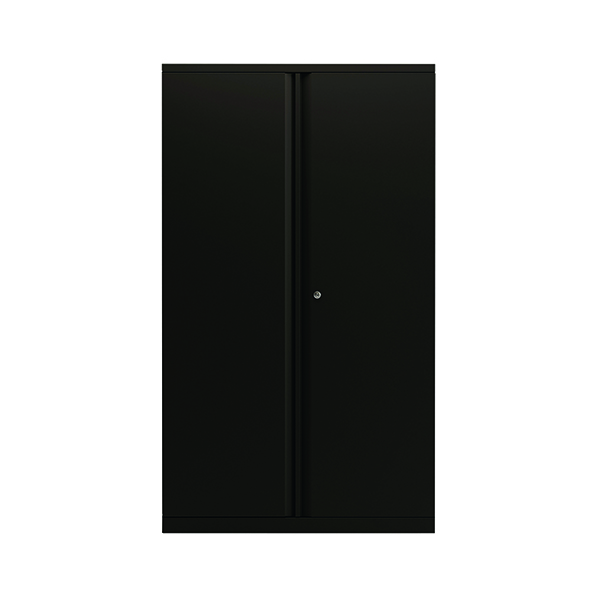 BISLEY 2 DOOR CUPBOARD BLACK