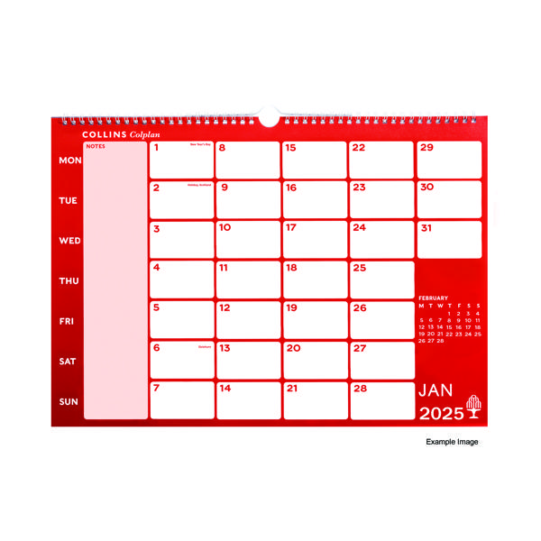 COLLINS MEMO CALENDAR A3 2025