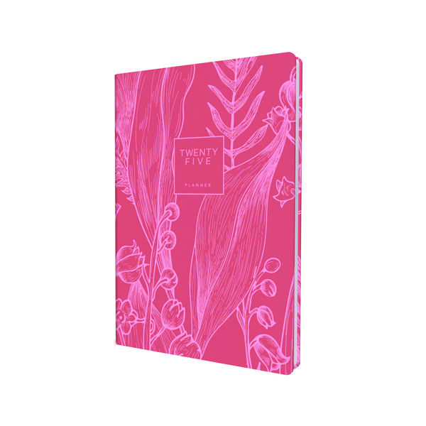 COLLINS TARA A5 DIARY DTP 2025 RED