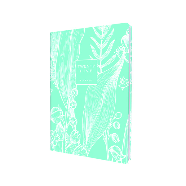 COLLINS TARA A5 DIARY DTP 2025 TEAL