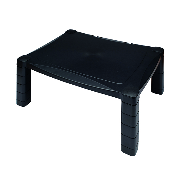 CONTOUR ERGONOMICS ADJ MON STAND BLK