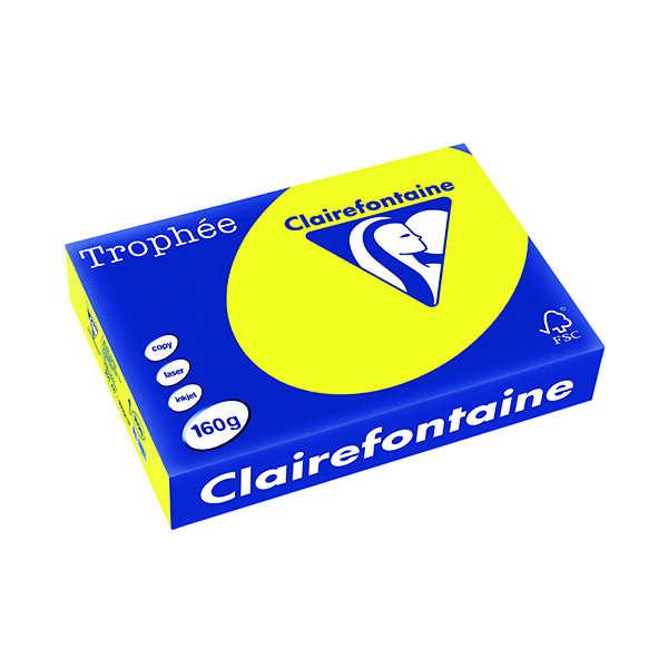 TROPHEE CARD A4 INTNSV YELLOW P250