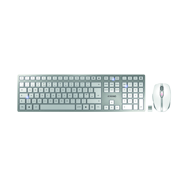 CHERRY DW 9100 KBRD/MOUSE SLV/WHT