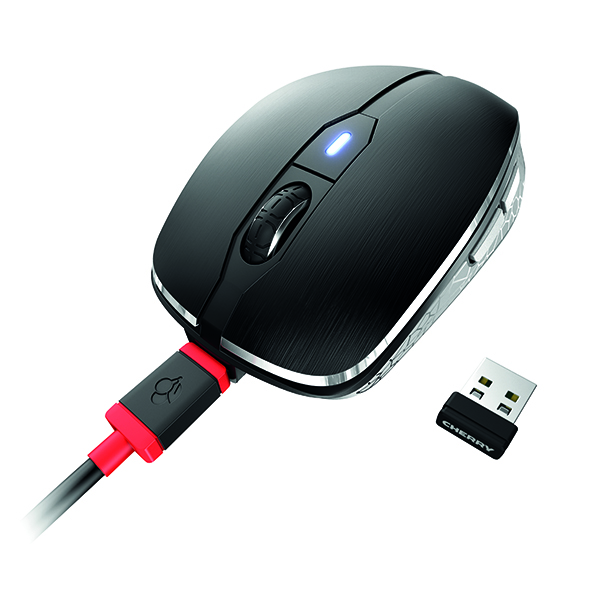 CHERRY MW 8C ADVANCED WLS MOUSE BLK