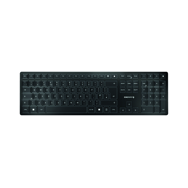 CHERRY KW 9100 SLIM WLS KBRD BLK/GRY