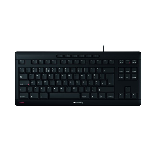 CHERRY STREAM TKL WIRED KBRD USB BLK